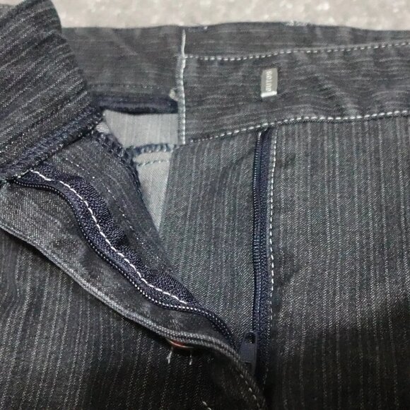 Stars & Stripes Knee Patch Breeches Pants Women Size 30 Black Button Zip Pocket - Picture 11 of 16